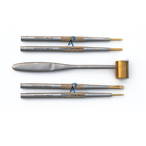 Ciseaux dentaires de haute qualité avec maillet pour le fractionnement précis des os Kit d'instruments de chirurgie buccale durable Outils d'implantologie - Product Image 2