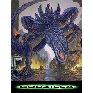 For Godzilla Simple Style Digital Printing Postcard for Valentin - Product Image 1