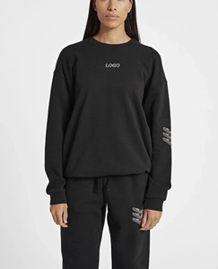 Conjunto de sudadera y pantalones de chándal de cuello redondo personalizado Unisex para entrenamiento deportivo y ropa de jogging, chándal, trajes de chándal - Product Image 6