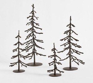 Decoración de mesa de árbol de Navidad de Metal brillante de lujo, adorno festivo elegante para sala de estar, entrada, celebración navideña - Product Image 2