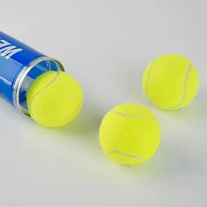 2.5 pouces 100% balle de tennis en fibre de laine synthétique bon caoutchouc pour le divertissement sportif d'entraînement intérieur et extérieur - Product Image 2