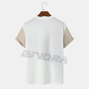 เสื้อยืดสีดำออแกนิกสำหรับผู้ชายมาใหม่2025การออกแบบ OEM ฤดูร้อนสลิมฟิตผ้าฝ้ายเป็นมิตรกับสิ่งแวดล้อมสวมใส่ได้ทุกฤดู - Product Image 2