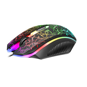 Mouse da gioco senza fili ergonomico ottico USB ricaricabile-MS007