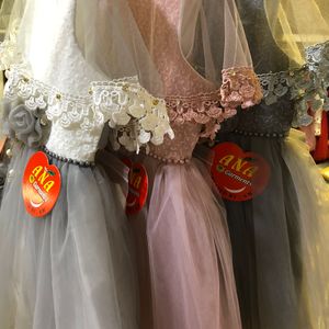 فستان أبيض فاخر جديد من بارادا للفتيات والأطفال، فستان ساتان مزين بالزهور لحفلات الزفاف والحفلات الراقصة في الربيع - Product Image 6