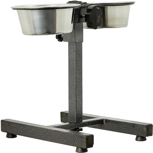 Wooden & Steel <b>Dog</b> Food and <b>Water</b> <b>Bowl</b> <b>Large</b>/small Breed <b>Bowl</b> Non Slip Pet <b>Bowl</b> Wholesale Supplier From India - Product Image 3