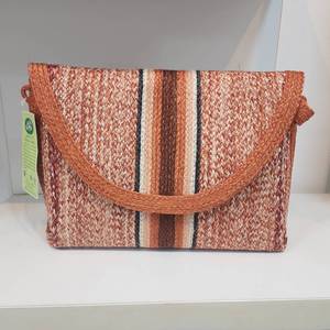 Best Seller 13 Inch Women's Lady Handmade Vintage Sisal Fiber <b>Handbag</b> Bohemian Fashion Travel Style Thailand - Product Image 2