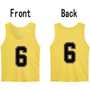 Maillots de football personnalisés, dossards d'entraînement de haute qualité, légers, logo et impression personnalisés, vêtements de football, dossards d'entraînement, look décontracté - Product Image 1