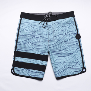 Novedad de verano, pantalones cortos de playa impermeables para hombre, pantalones cortos de tabla Phantom Bermudas, pantalones cortos de baño de secado rápido, ropa de buceo informal, traje de baño - Product Image 5
