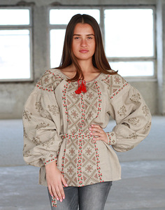 Blusa de mujer de lujo de moda nueva llegada bordado a mano con cuentas trabajo algodón XS tamaño para fiesta boda desgaste - Product Image 1