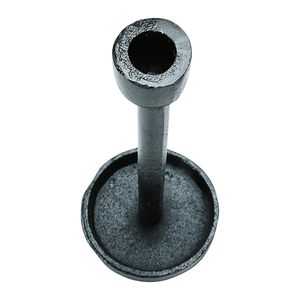 Juego de portavelas de Metal con revestimiento de polvo negro, nuevo estilo, lámpara votiva decorativa para el hogar, molde para portavelas de hierro - Product Image 4