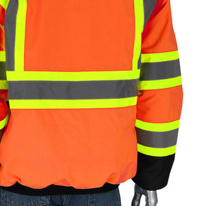 Factory Custom Winter Workwear <b>Hi</b>-<b>Vis</b> Reflective Safety <b>Jacket</b> Personalized <b>Waterproof</b> Winter Clothing - Product Image 6