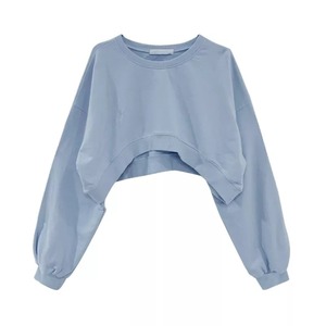 Vente en gros OEM pull uni col rond brodé sur mesure sweat à capuche col rond pour les femmes - Product Image 2