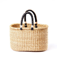 Sacs en jonc de mer personnalisés avec étiquette de marque prix le moins cher sac panier en herbe de mer fait main