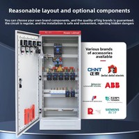 Armoire de distribution de barres omnibus en cuivre triphasée basse tension à quatre fils, protection IP55, câblage d'alimentation pour éclairage