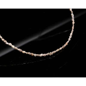 Perles de diamant naturel champagne 2,5-4 mm, pépites brutes non taillées, brins de 16 pouces pour la fabrication de bijoux - Product Image 5