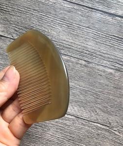 หวีเขาควายธรรมชาติหวีขัดเงามือสำหรับผมนุ่มเสริมสวยช่างฝีมือจากอินเดีย F S I - Product Image 2