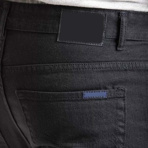 กางเกงยีนส์ผู้ชายดีไซน์ใหม่ ทรงครอสพ็อคเก็ต ขอบเอวแบบริบ สีพื้นเรียบง่าย สไตล์ลำลอง แฟชั่น ราคาขายส่ง - Product Image 6