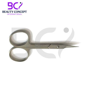 Ciseaux à ongles cuticules lame droite en acier inoxydable 9.5 cm meilleure qualité soins de beauté personnels utiliser ciseaux à cuticules - Product Image 4