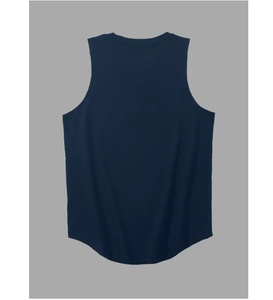 Débardeurs de sport polyvalents pour hommes, col rond, bleu marine, légers, pour la musculation, l'entraînement et les sports - Product Image 1