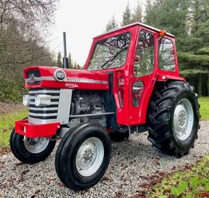 Tracteur Massey Ferguson 165 2RM super propre, cabine fermée, moteur diesel 60 CV, transmission à engrenages, pompe agricole à haute productivité - Product Image 5