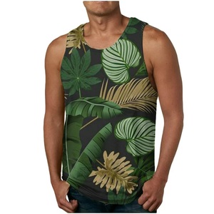 High Quality Polyester Sublimated <b>Tank</b> <b>Top</b> <b>for</b> <b>Men</b> 100% Polyester Undershirt Custom Design - Product Image 1