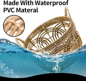 Cesta de Ratán Vietnamita al Mejor Precio, Almacenamiento Elegante y Ecológico, Tejida a Mano, Organizador de Mimbre para Ropa y Artículos Esenciales del Hogar - Product Image 5