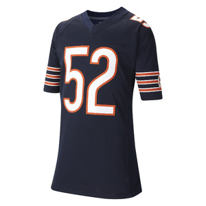 Camiseta de Fútbol Americano Sublimada 100% Poliéster al por Mayor, Personalizada con Nombre y Logotipo del Equipo, Secado Rápido, Antibacteriana y Transpirable - Product Image 5