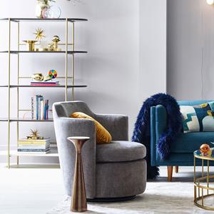 Mesa de bebidas con Base de acero inoxidable, Base de Pedestal con acabado de oro hecho a mano, parte superior de mármol utilizado para el Interior de la barra del hogar - Product Image 2