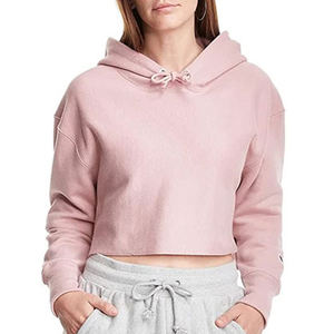 Sweat-shirt à capuche à manches longues pour femmes, haut court pour l'automne, pull court fin, sweat-shirt à capuche court pour femmes - Product Image 2