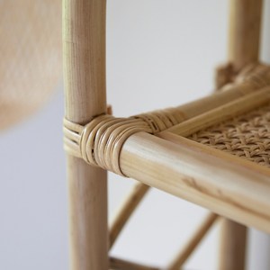 Estante de Pared de Ratán, Organizador de Mimbre Hecho a Mano, Exhibidor de Ratán Natural, Decoración Boho para el Hogar, Almacenamiento para Cocina y Sala de Estar - Product Image 4