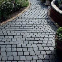Pavés de galets multicolores modernes en grès, fabriqués en Inde, garantie, pour usage extérieur allée/parc, retour possible