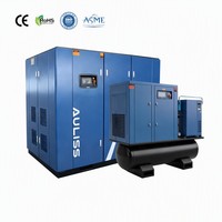 Compresseur d'air à vis sans huile lubrifié à l'eau haute pression 30 bars 40 bars PM VSD pour machine de soufflage de bouteilles PET Auliss