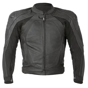 Nouvel arrivage de veste de moto en cuir véritable pour hommes coupe-vent Racing Biker Sportswear avec techniques imprimées - Product Image 1