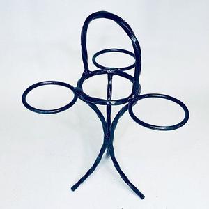 Ensemble de cornes à boire Viking 6 cornes polies 400ml chacune présentées dans un support de table rond Qualité authentique pour un affichage élégant Agate - Product Image 2