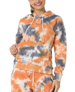 Nueva llegada Impreso Sublimación Chándal Tie Dye Transpirable Ligero 100% Algodón Top Trending Tie Dye Mujeres Chándal - Product Image 6