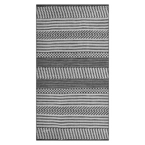 <b>RUGS</b> DEPOT LXDP-0947 Wholesale <b>Charcoal</b> <b>Grey</b> Modern Vintage Digital Printed Machine Washable Chenille Area <b>Rug</b> Non Slip - Product Image 1