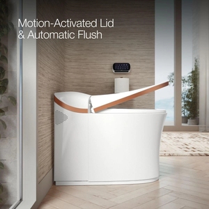 K-77795-0SG Eir Comfort WC monobloc allongé à double chasse intelligent + LIVRAISON GRATUITE - Product Image 3