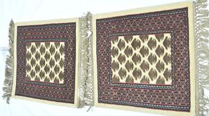 Tapis de laine indiens vibrants faits à la main multicolore noeud turc persan laine fine taille personnalisable disponible avec motif abstrait - Product Image 3