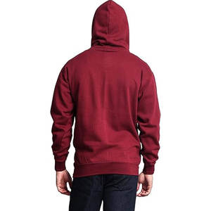 Sweat-shirts à capuche unisexes en coton lourd 350 g/m² 500 g/m², sans cordon, de bonne qualité, avec logo brodé - Product Image 6