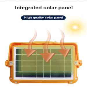 Lampe solaire à LED Projecteur solaire portable Lanterne de camping rechargeable <span class=keywords><strong>4</strong></span> modes pour la pêche en plein air Lampe de tente étanche - Product Image 6