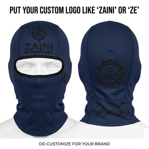 Masque facial pour enfants à rayures, personnalisé avec logo imprimé numériquement, imperméable et chaud, balaclava pour le sport et l'usage quotidien, couvrant tout le visage et le cou - Product Image 4