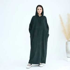 Hot Selling Modest Hoodie Abaya <b>Islamic</b> Clothing Sports Abaya Women Dresses breathable hoodies for woman - Product Image 1