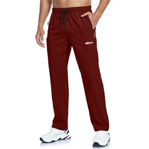 กางเกงผ้ายืดเข้ารูปผู้ชายพร้อมผ้ายืดสี่ทางและตัวแทรกแบบยืดหยุ่นที่ซ่อนอยู่เพื่อความสะดวกสบายในการเคลื่อนย้ายและเงาที่เพรียวบาง - Product Image 1