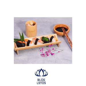 ถาดไม้ไผ่ครึ่งหลอดถาดตกแต่งซูชิสำหรับร้านอาหาร - Product Image 1