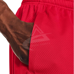 Shorts de jogging pour hommes en maille 100% polyester de qualité supérieure, respirants, séchage rapide, avec cordon de serrage, taille mi-haute, service OEM - Product Image 4