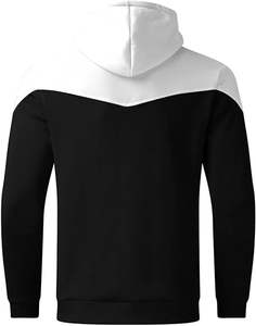 Wholesale High Street style zip up Plain blank Pullover Hoodie Custom Logo Oversize Zip up 3D Puff Print Hoodie for <b>men</b> - Product Image 5