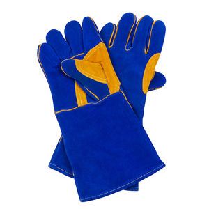 Soldadura de cuero de vaca Premium con forro de algodón, venta al por mayor, guante de trabajo dividido de vaca, construcción, protección de manos de invierno - Product Image 5