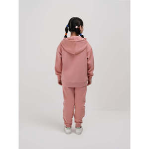 Conjunto Deportivo de Invierno para Niñas, de Alta Calidad, con Capucha, Forro Polar, Lavado Ácido, Transpirable, Resistente al Viento, Ropa Urbana, Logotipo Personalizado, OEM - Product Image 5