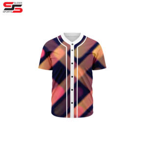 เสื้อเบสบอลระบายอากาศได้ดีเสื้อกีฬาพิมพ์ลายลูกปัดเสื้อเจอร์ซีย์ใหม่ออกแบบได้ตามต้องการ - Product Image 4