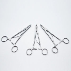 Hegenbarth Clip Forceps 5 ''Instruments chirurgicaux Pince médicale en acier inoxydable Pince à tissus Serrage Chirurgie générale - Product Image 3